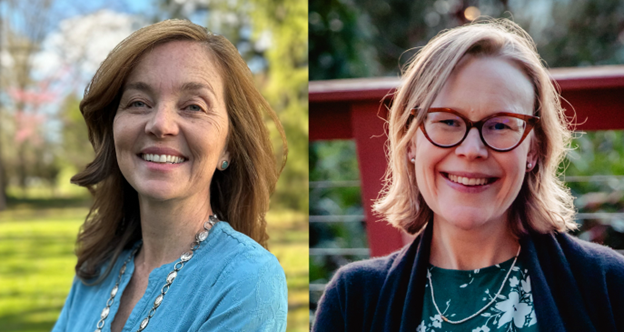Laura Murray (left) and Kate Thorpe of GradTLC