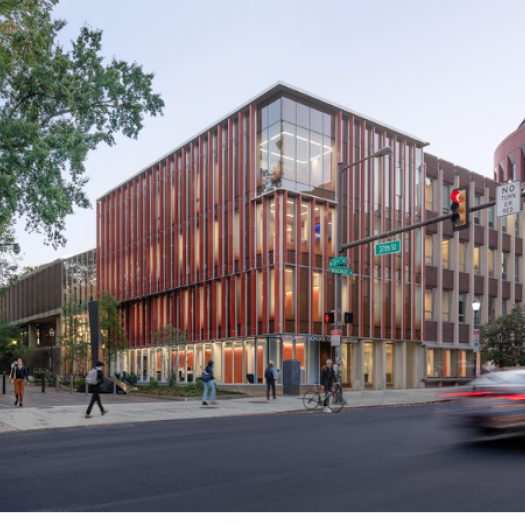 Street view of the University of Pennsylvania Graduate School of Education (Penn GSE) building